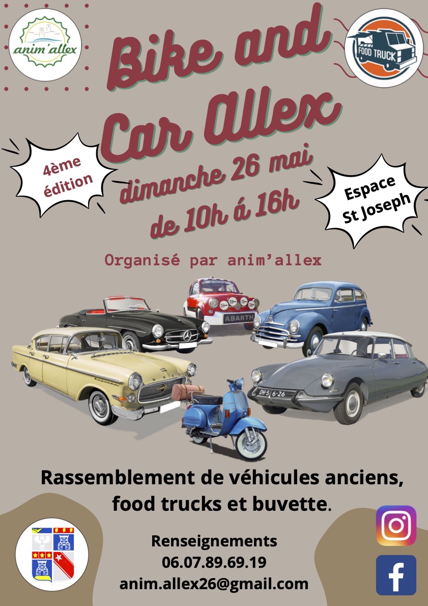 Affiche Bike car 2024